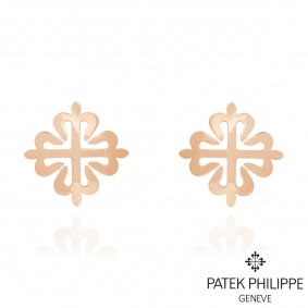 Patek Philippe Rose Gold Calatrava Cross Cufflinks 205.9083R-001